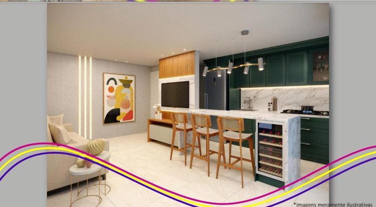 Imagem Flat com 1 Quarto à Venda,  em muro alto - Ipojuca