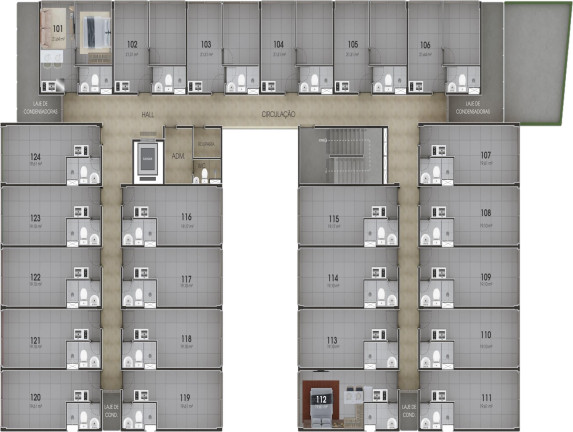 Imagem Apartamento com 1 Quarto à Venda, 19 m² em Praia do Cupe - Ipojuca
