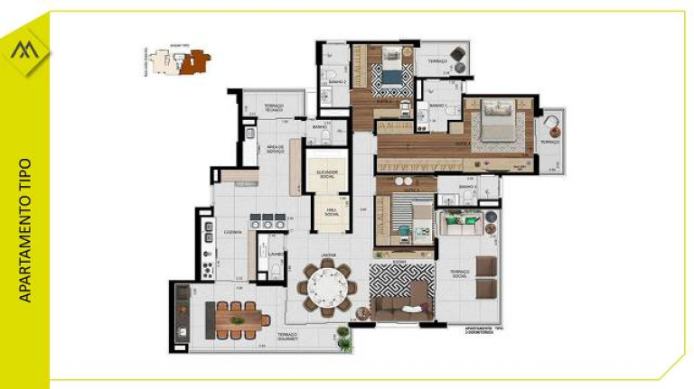 Imagem Apartamento com 3 Quartos à Venda, 161 m² em Campestre - Santo André Imagem Apartamento com 3 Quartos à Venda, 161 m² em Campestre - Santo André