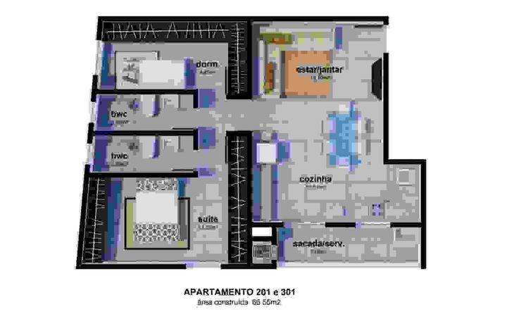 Imagem Apartamento com 2 Quartos à Venda, 45 m² em Ingleses Do Rio Vermelho - Florianópolis Imagem Apartamento com 2 Quartos à Venda, 45 m² em Ingleses Do Rio Vermelho - Florianópolis
