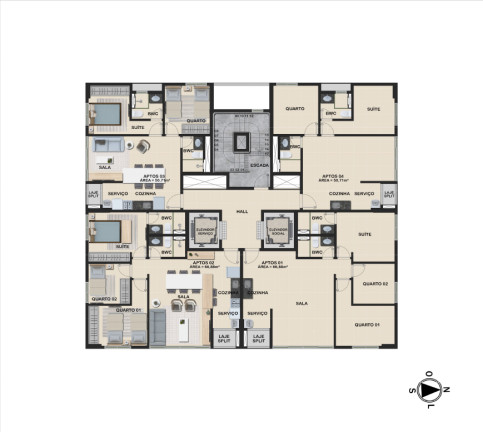 Imagem Apartamento com 2 Quartos à Venda, 50 m² em Tamarineira - Recife Imagem Apartamento com 2 Quartos à Venda, 50 m² em Tamarineira - Recife