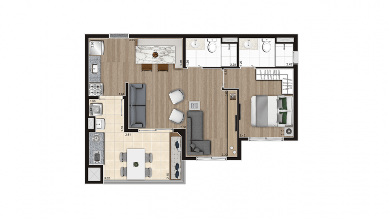 Imagem Apartamento com 2 Quartos à Venda, 56 m²em Vila Maria - São Paulo Imagem Apartamento com 2 Quartos à Venda, 56 m²em Vila Maria - São Paulo