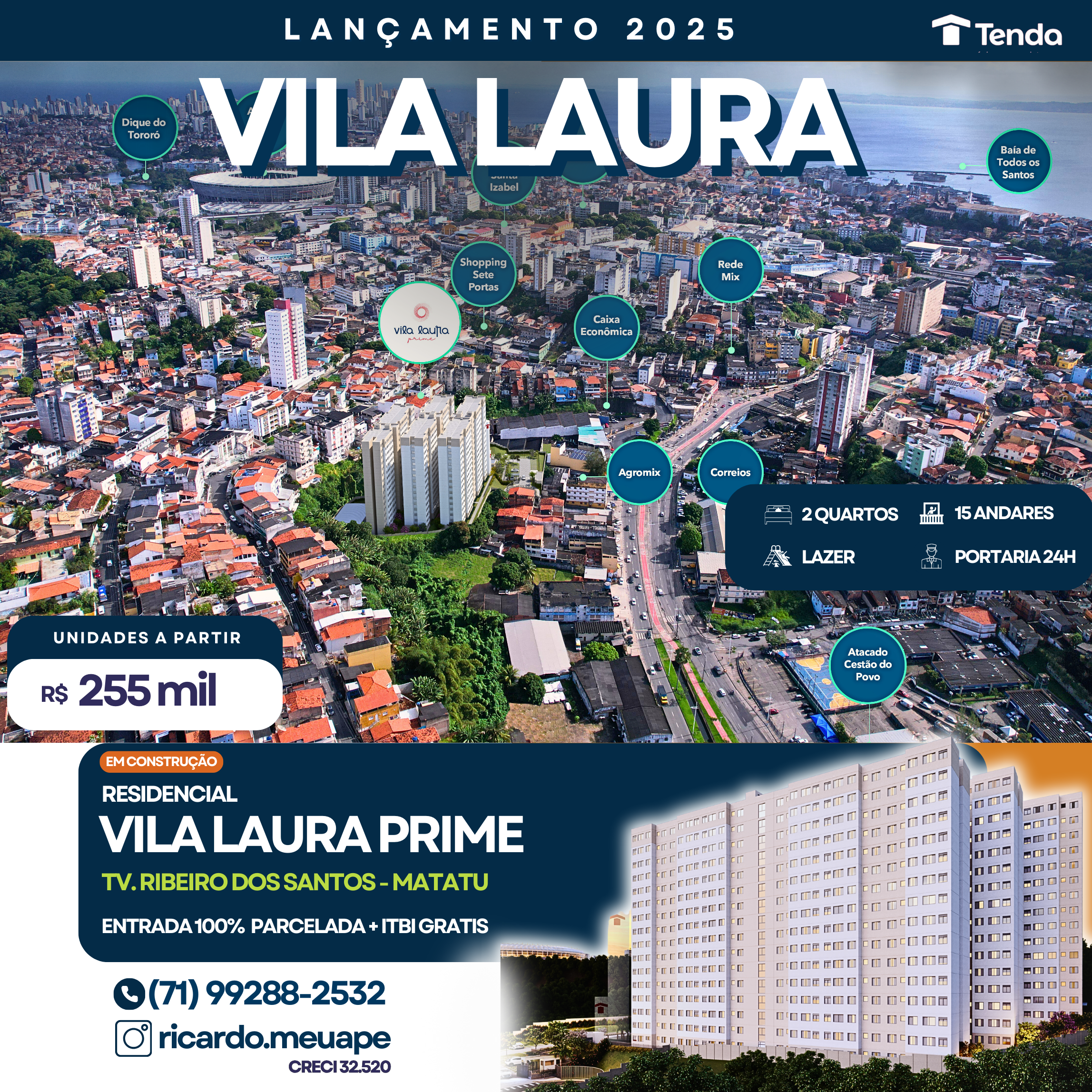 Foto do imóvel Apartamento com 2 Quartos à Venda, 38.700 m² em Barbalho - Salvador Foto do imóvel Apartamento com 2 Quartos à Venda, 38.700 m² em Barbalho - Salvador