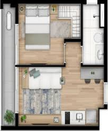 Apartamento com 1 Quarto à Venda, 31 m² em Butantã - São Paulo