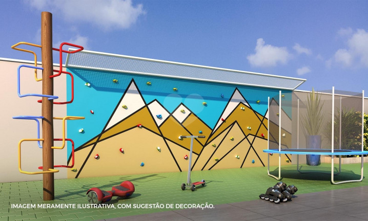 Imagem Apartamento com 2 Quartos para Alugar, 42 m² em Vila Valparaíso - Santo André