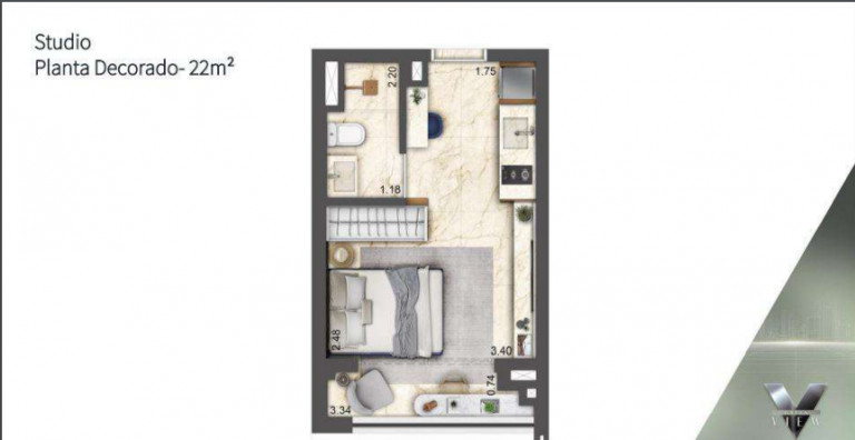 Imagem Studio com 1 Quarto à Venda, 25 m² em Butantã - São Paulo