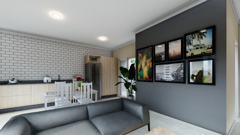 Imagem Casa com 3 Quartos à Venda, 79 m² em Jd. Palmeiras - Itanhaém