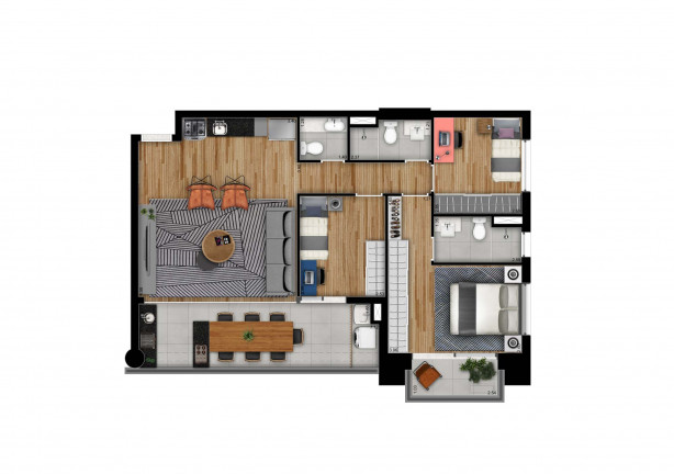 Imagem Apartamento com 3 Quartos à Venda, 90 m²em Cerqueira César - São Paulo