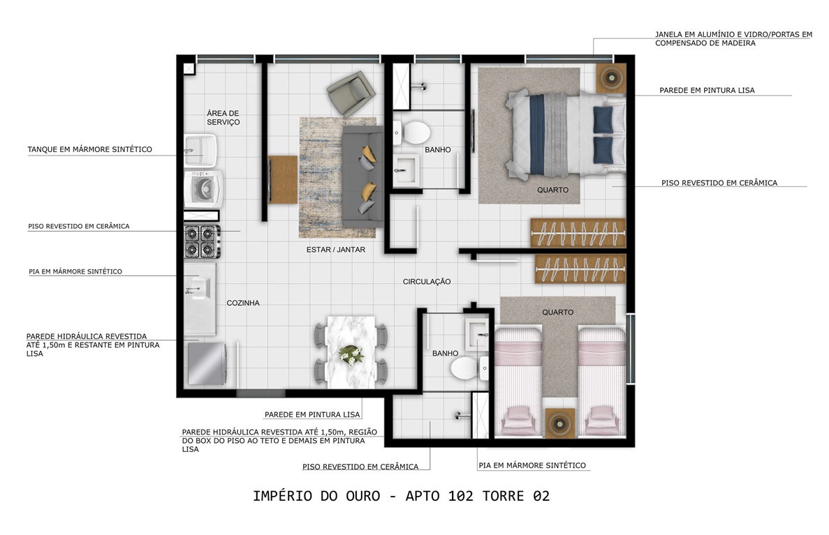 Imagem Edifício Residencial com 2 Quartos à Venda, 46 m²em Rio do Ouro - São Gonçalo Imagem Edifício Residencial com 2 Quartos à Venda, 46 m²em Rio do Ouro - São Gonçalo