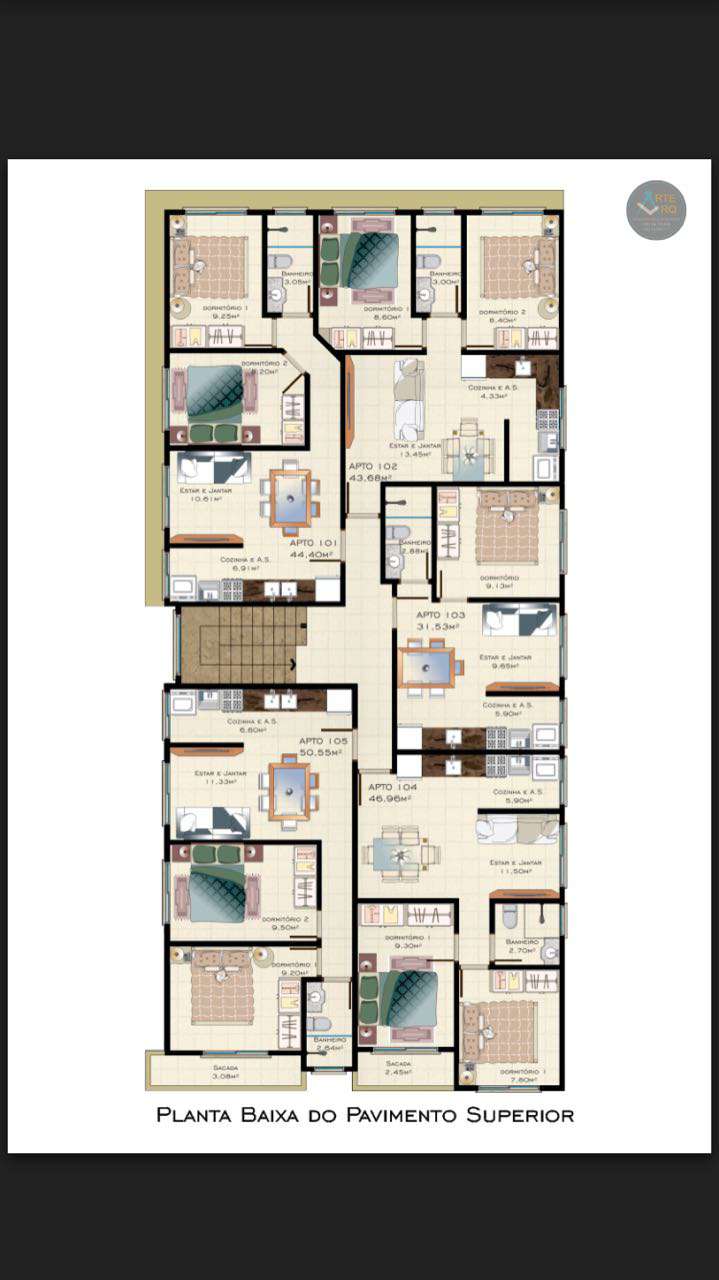 Apartamento com 2 Quartos à Venda, 51 m² em Ingleses Do Rio Vermelho - Florianópolis
