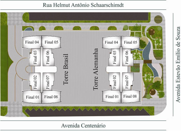 Imagem Apartamento com 2 Quartos à Venda, em Próspera - Criciúma Imagem Apartamento com 2 Quartos à Venda, em Próspera - Criciúma