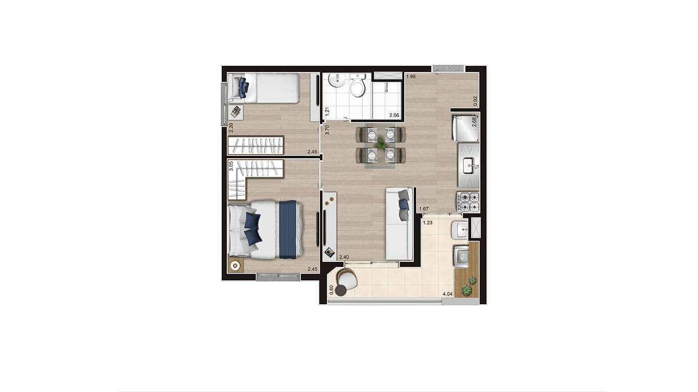 Imagem Apartamento com 2 Quartos à Venda, 43 m²em Jardim Maringá - São Paulo Imagem Apartamento com 2 Quartos à Venda, 43 m²em Jardim Maringá - São Paulo