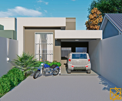 Casa com 2 Quartos à Venda, 87 m² em Panorama - Campo Grande