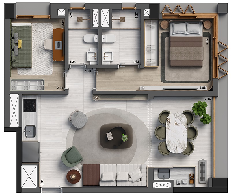 Imagem Apartamento com 2 Quartos à Venda, 70 m² em Jardim Paulista - São Paulo Imagem Apartamento com 2 Quartos à Venda, 70 m² em Jardim Paulista - São Paulo