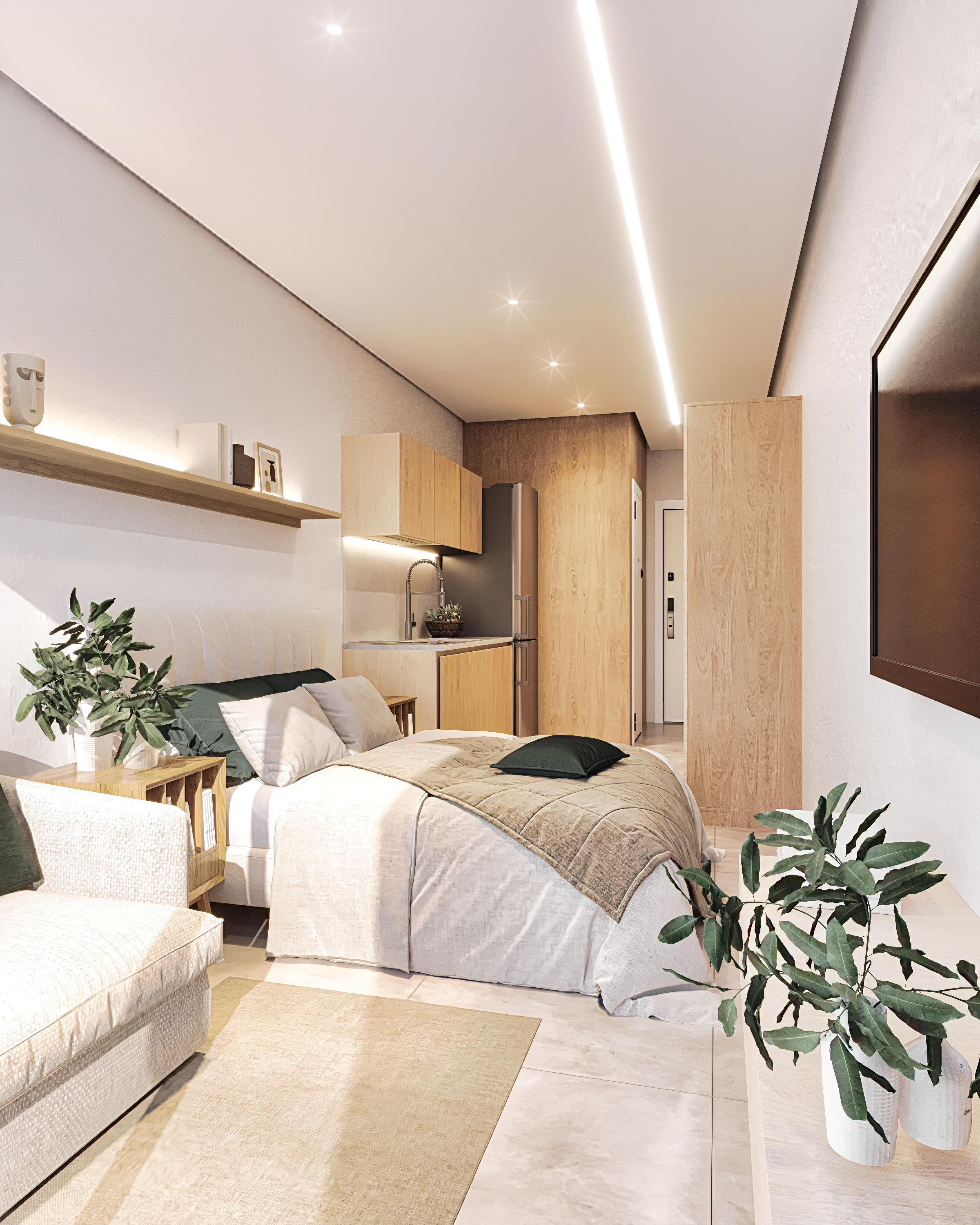 Imagem Apartamento com 1 Quarto à Venda, 25 m² em Praia dos Carneiros - Tamandaré