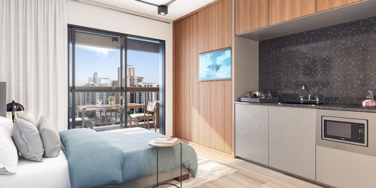 Imagem Apartamento com 1 Quarto à Venda,  em Brooklin Paulista - São Paulo