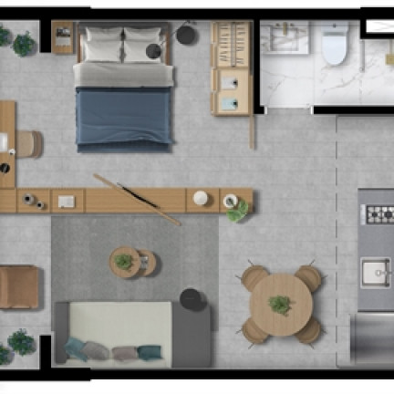 Apartamento com 1 Quarto à Venda, 29 m² em Pinheiros - São Paulo
