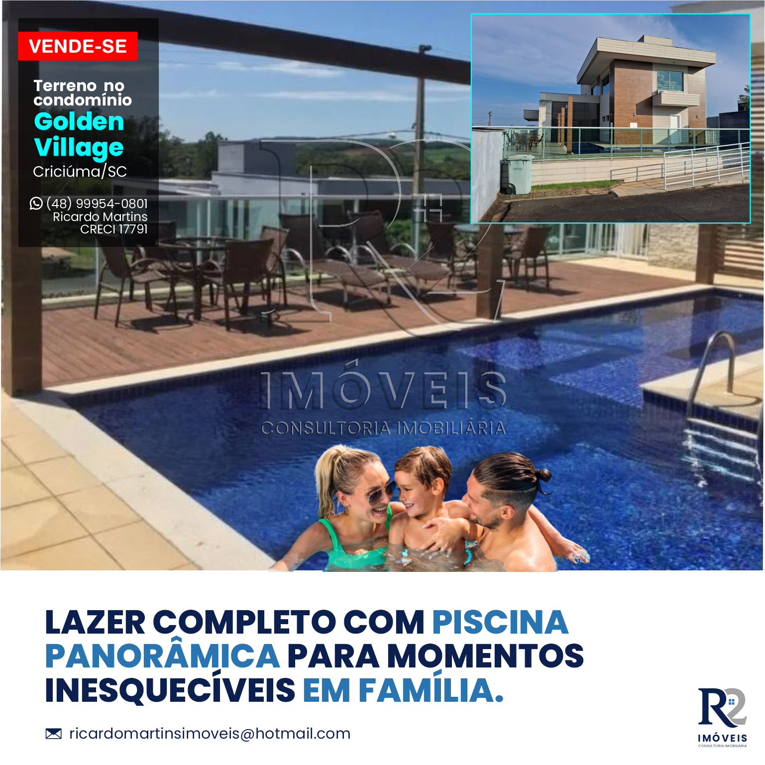 Imagem Terreno em Condomínio à Venda, 591 m² em Primeira Linha - Criciúma Imagem Terreno em Condomínio à Venda, 591 m² em Primeira Linha - Criciúma
