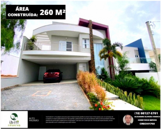 Imagem Casa de Condomínio com 4 Quartos à Venda, 260 m² em Parque Ibiti Reserva - Sorocaba