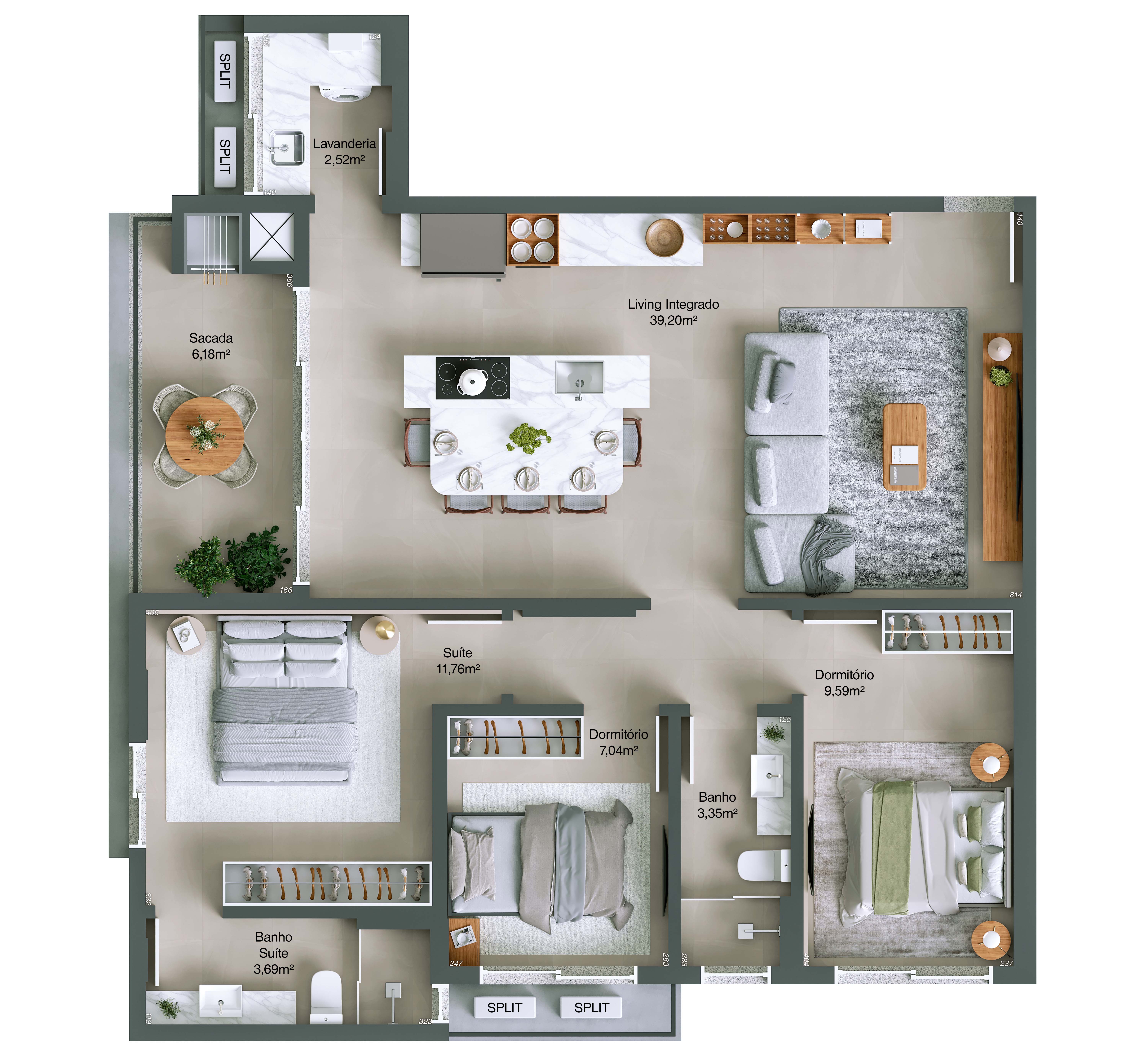Imagem Apartamento com 3 Quartos à Venda, 101 m² em Centro - Balneário Rincão Imagem Apartamento com 3 Quartos à Venda, 101 m² em Centro - Balneário Rincão