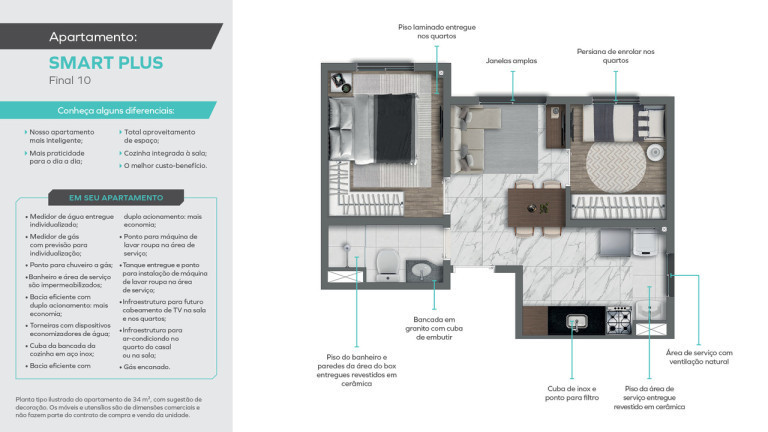 Imagem Apartamento com 2 Quartos à Venda,  em Santo Amaro - São Paulo