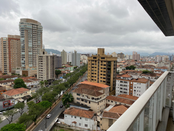 Imagem Apartamento com 1 Quarto para Alugar, 50 m² em Embaré - Santos