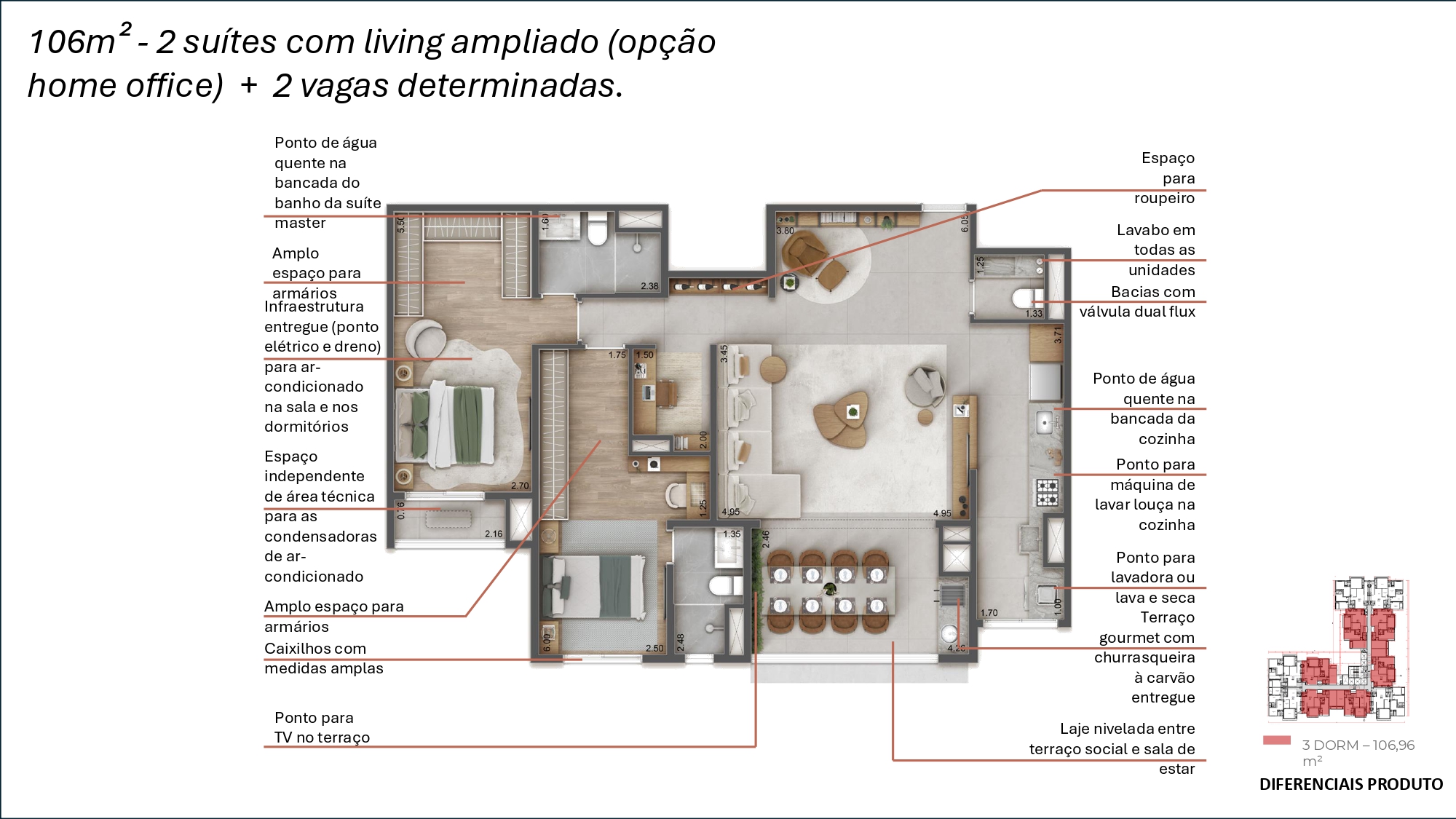 Imagem Apartamento com 3 Quartos à Venda, 106 m²em Vila Paulicéia - São Paulo