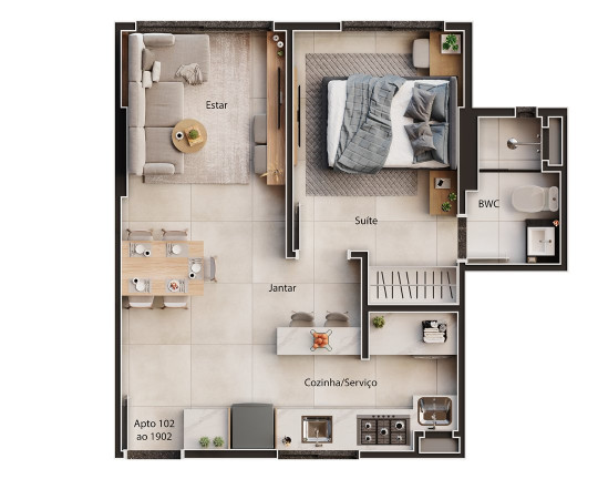 Imagem Apartamento com 1 Quarto à Venda, 35 m² em Boa Viagem - Recife Imagem Apartamento com 1 Quarto à Venda, 35 m² em Boa Viagem - Recife