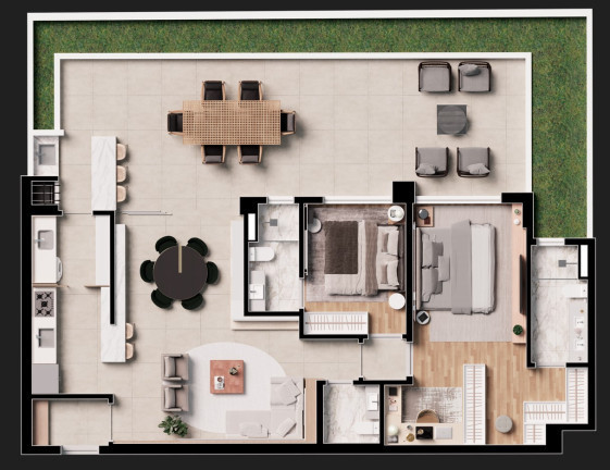 Imagem Apartamento com 2 Quartos à Venda,  em Vila Izabel - Curitiba