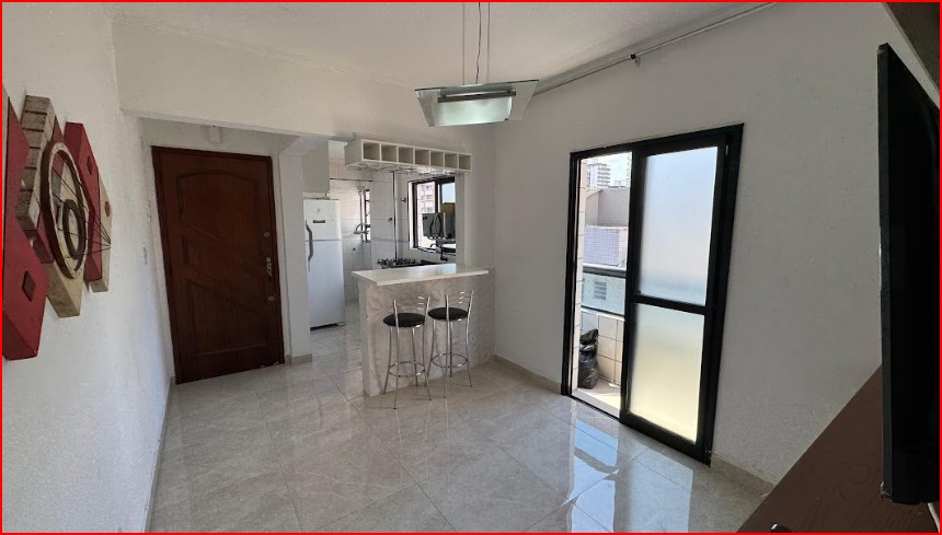 Imagem Apartamento com 1 Quarto à Venda, 33 m²em Canto do Forte - Praia Grande