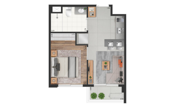Imagem Studio à Venda, 31 m² em Penha de França - São Paulo