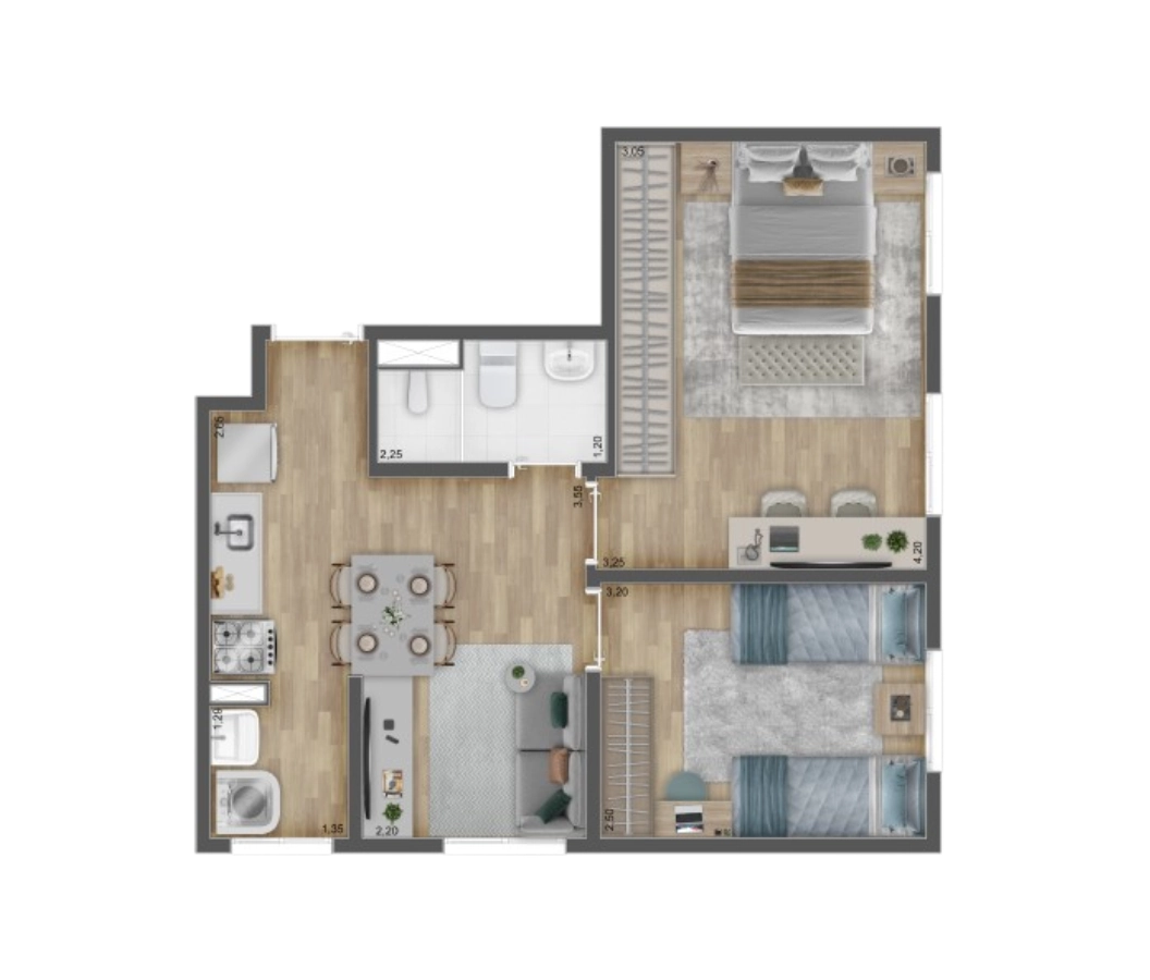 Imagem Apartamento com 1 Quarto à Venda, 24 m² em Veloso - Osasco