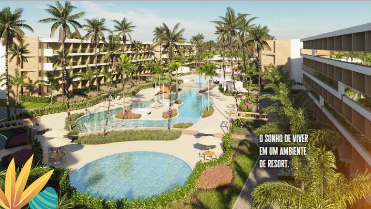 Apartamento com 1 Quarto à Venda,  em Praia dos Carneiros - Tamandaré