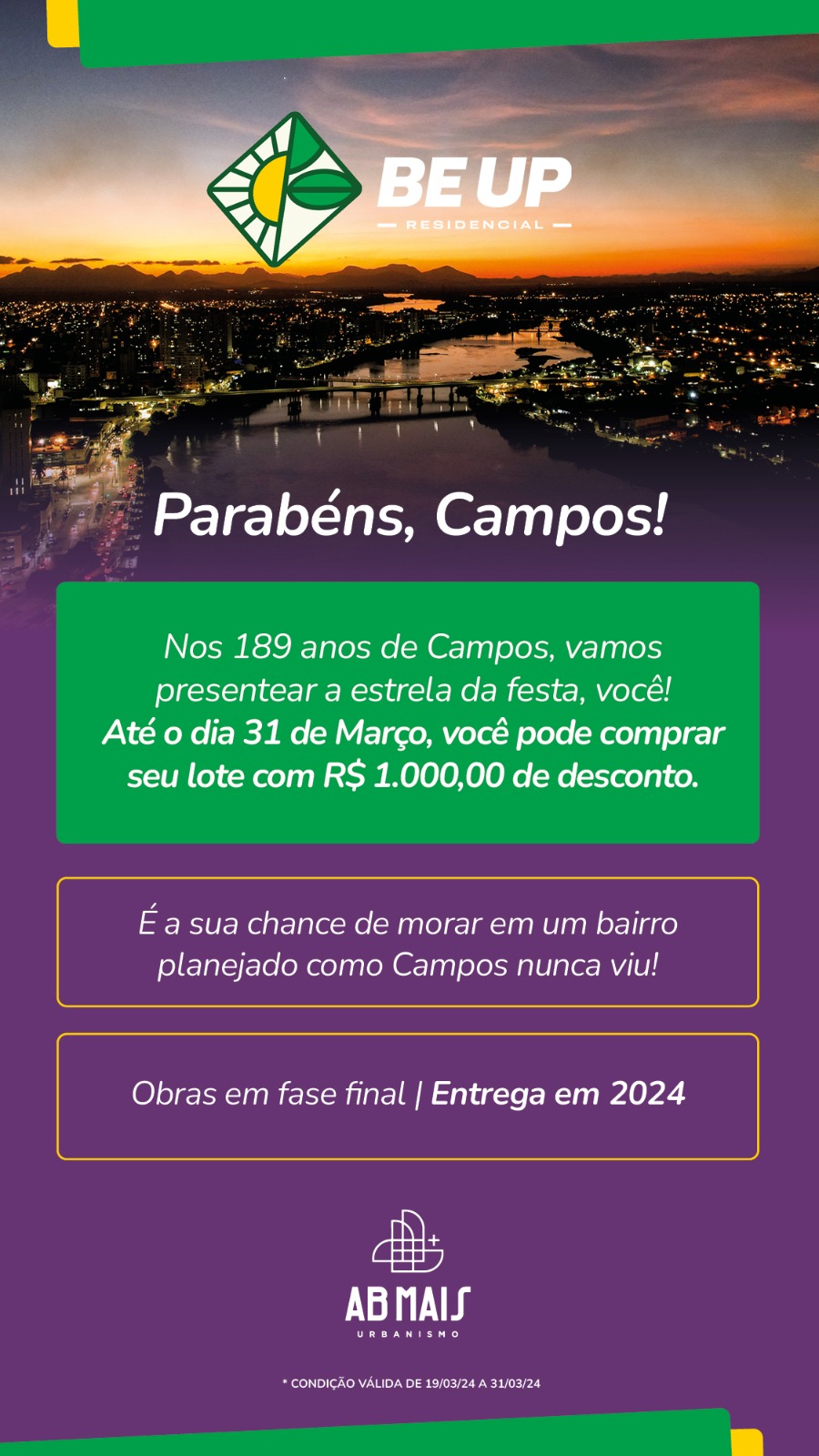 Terreno à Venda, 140 m²em Parque Varanda do Visconde - Campos dos Goytacazes