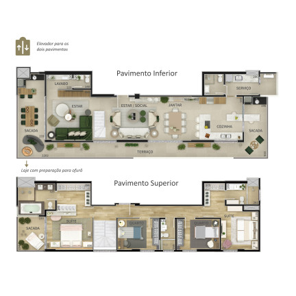 Imagem Apartamento com 4 Quartos à Venda, 259 m² em Água Verde - Curitiba