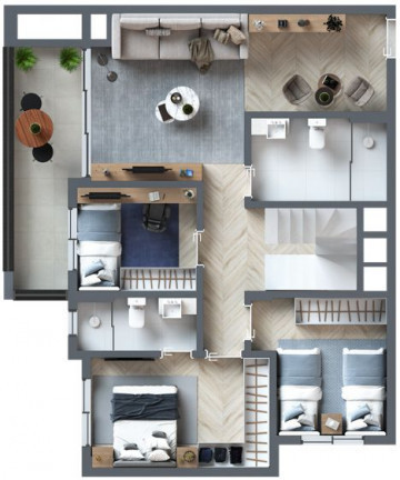 Imagem Apartamento com 2 Quartos à Venda, 56 m²em Juvevê - Curitiba