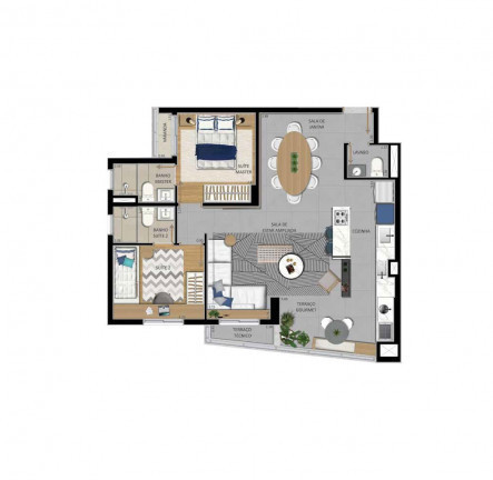 Imagem Edifício Residencial com 3 Quartos à Venda, 78 m² em Centro - Osasco Imagem Edifício Residencial com 3 Quartos à Venda, 78 m² em Centro - Osasco