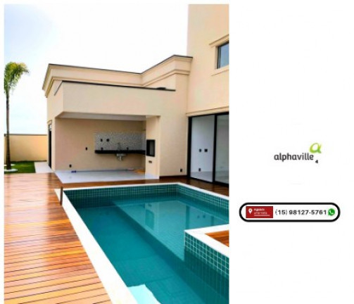 Imagem Casa de Condomínio com 3 Quartos à Venda, 310 m² em Alphaville Nova Esplanada - Votorantim