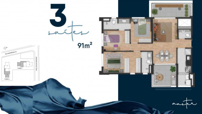 Imagem Apartamento com 3 Quartos à Venda, 91 m² em Jardim Das Acácias - São Paulo Imagem Apartamento com 3 Quartos à Venda, 91 m² em Jardim Das Acácias - São Paulo
