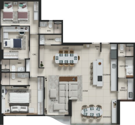 Imagem Apartamento com 4 Quartos à Venda, 132 m² em Boa Viagem - Recife Imagem Apartamento com 4 Quartos à Venda, 132 m² em Boa Viagem - Recife