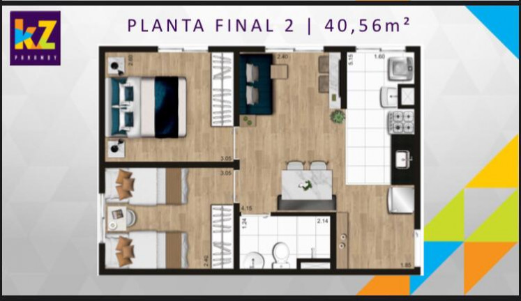 Imagem Apartamento com 2 Quartos à Venda, 40 m² em Jardim Santo Antônio - São Paulo
