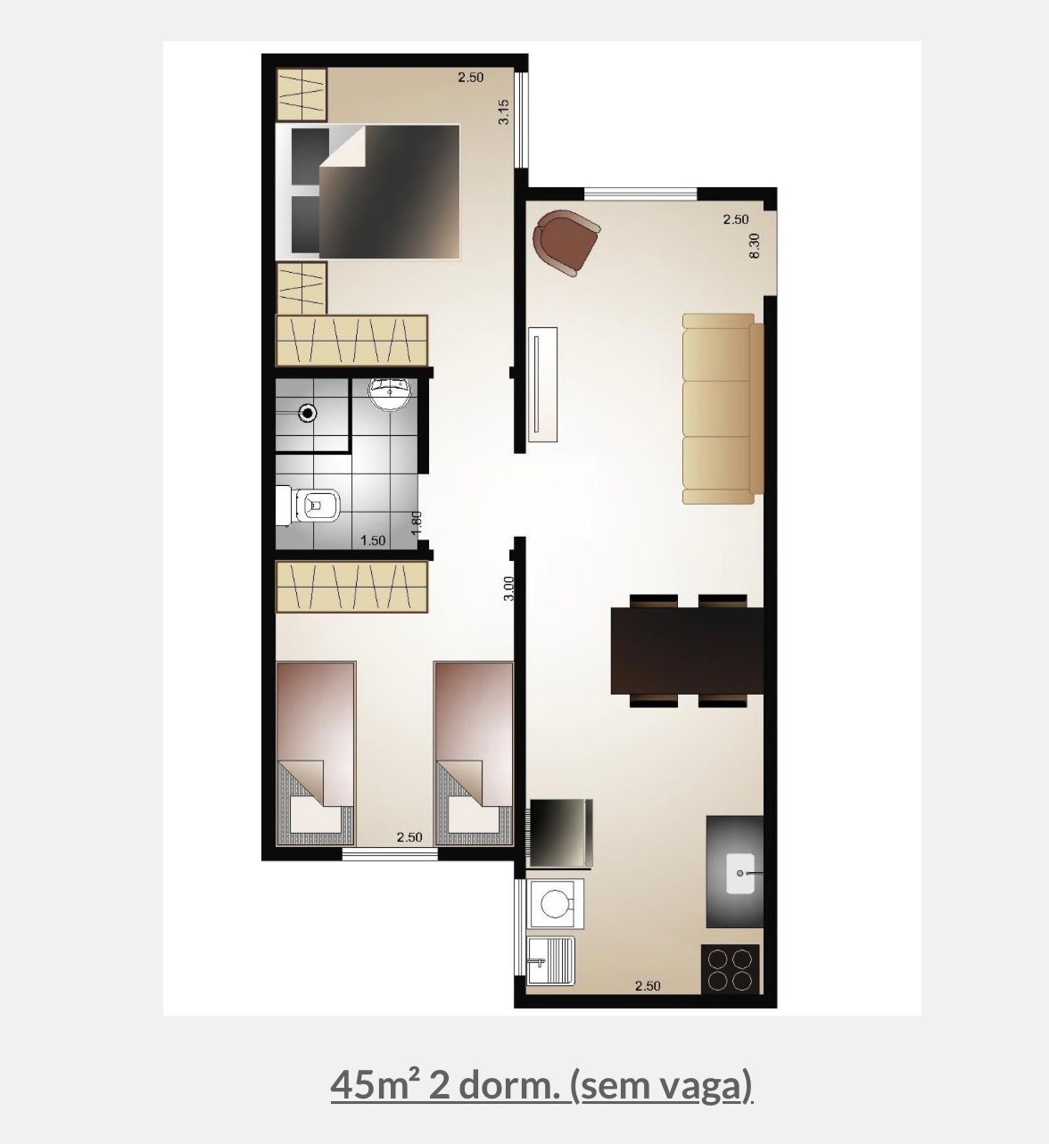 Imagem Apartamento com 2 Quartos à Venda, 45 m²em Vila Elze - São Paulo Imagem Apartamento com 2 Quartos à Venda, 45 m²em Vila Elze - São Paulo
