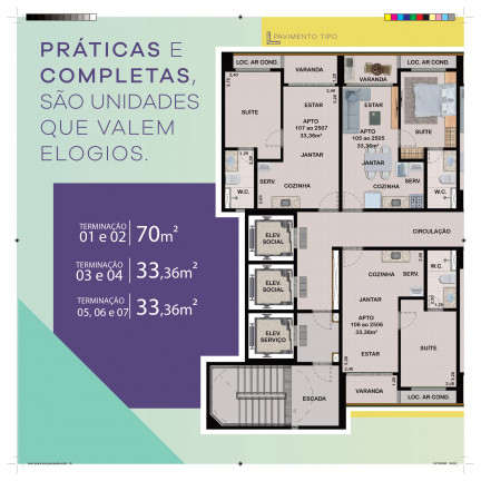 Imagem Apartamento com 3 Quartos à Venda, 70 m² em Várzea - Recife Imagem Apartamento com 3 Quartos à Venda, 70 m² em Várzea - Recife