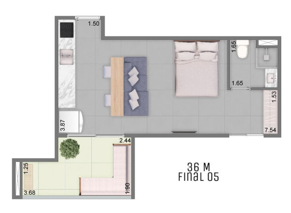 Imagem Studio à Venda, em Chácara Seis de Outubro - São Paulo Imagem Studio à Venda, em Chácara Seis de Outubro - São Paulo