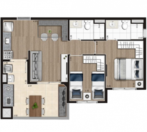 Imagem Apartamento com 2 Quartos à Venda, em Vila Maria - São Paulo Imagem Apartamento com 2 Quartos à Venda, em Vila Maria - São Paulo