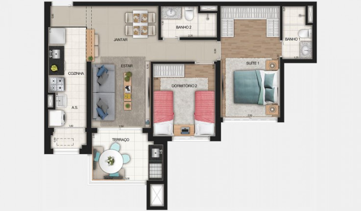 Imagem Apartamento com 3 Quartos à Venda, 67 m² em Centro - Osasco
