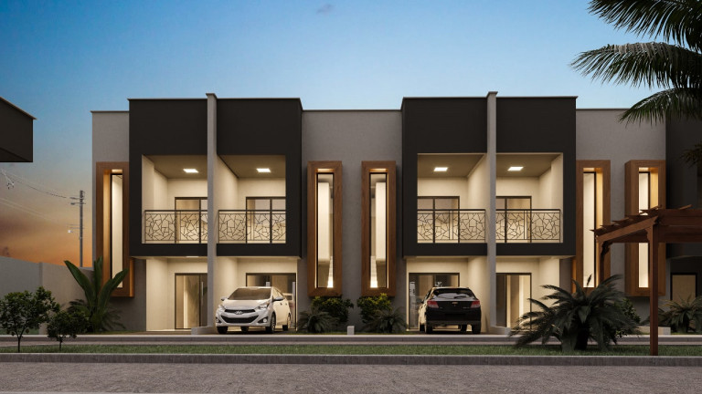 Imagem Casa de Condomínio com 2 Quartos à Venda, 80 m² em Ponta Negra - Natal