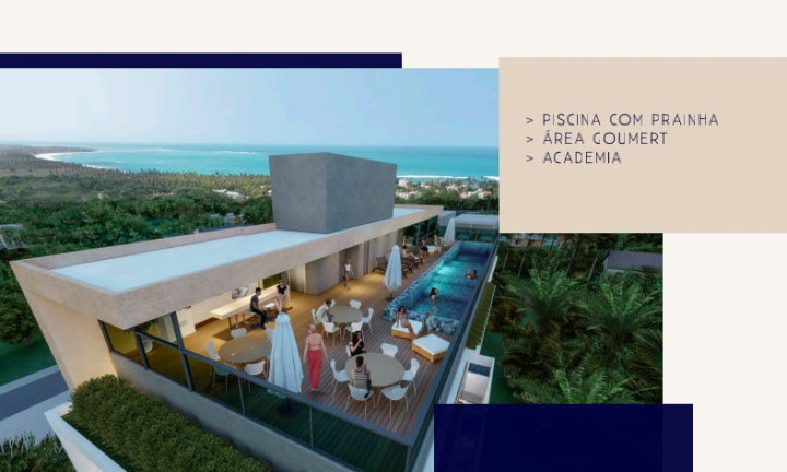 Imagem Apartamento com 1 Quarto à Venda, 21 m² em Porto de Galinhas - Ipojuca