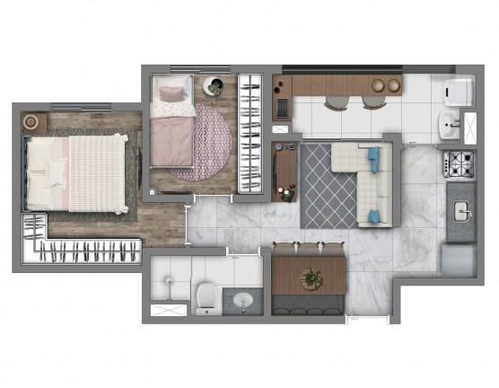 Imagem Apartamento com 2 Quartos à Venda, 40 m² em Belenzinho - São Paulo