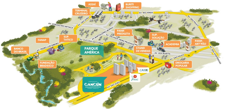 Imagem Apartamento com 2 Quartos à Venda, 52 m² em Parque Santa Cecília - Aparecida de Goiânia Imagem Apartamento com 2 Quartos à Venda, 52 m² em Parque Santa Cecília - Aparecida de Goiânia